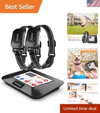 Advanced Wireless Dog Fence  Training Collar Combination - Safe for All Breeds