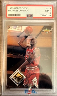 1993 Upper Deck - Michael Jordan #438 - Breakaway Threats - PSA 9 
