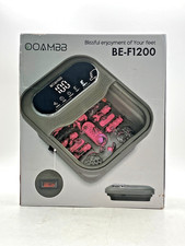 OOAMBB Collapsible Foot Spa W/ Heat Grey Foot Bath Massager Model BE-F1200 NIB