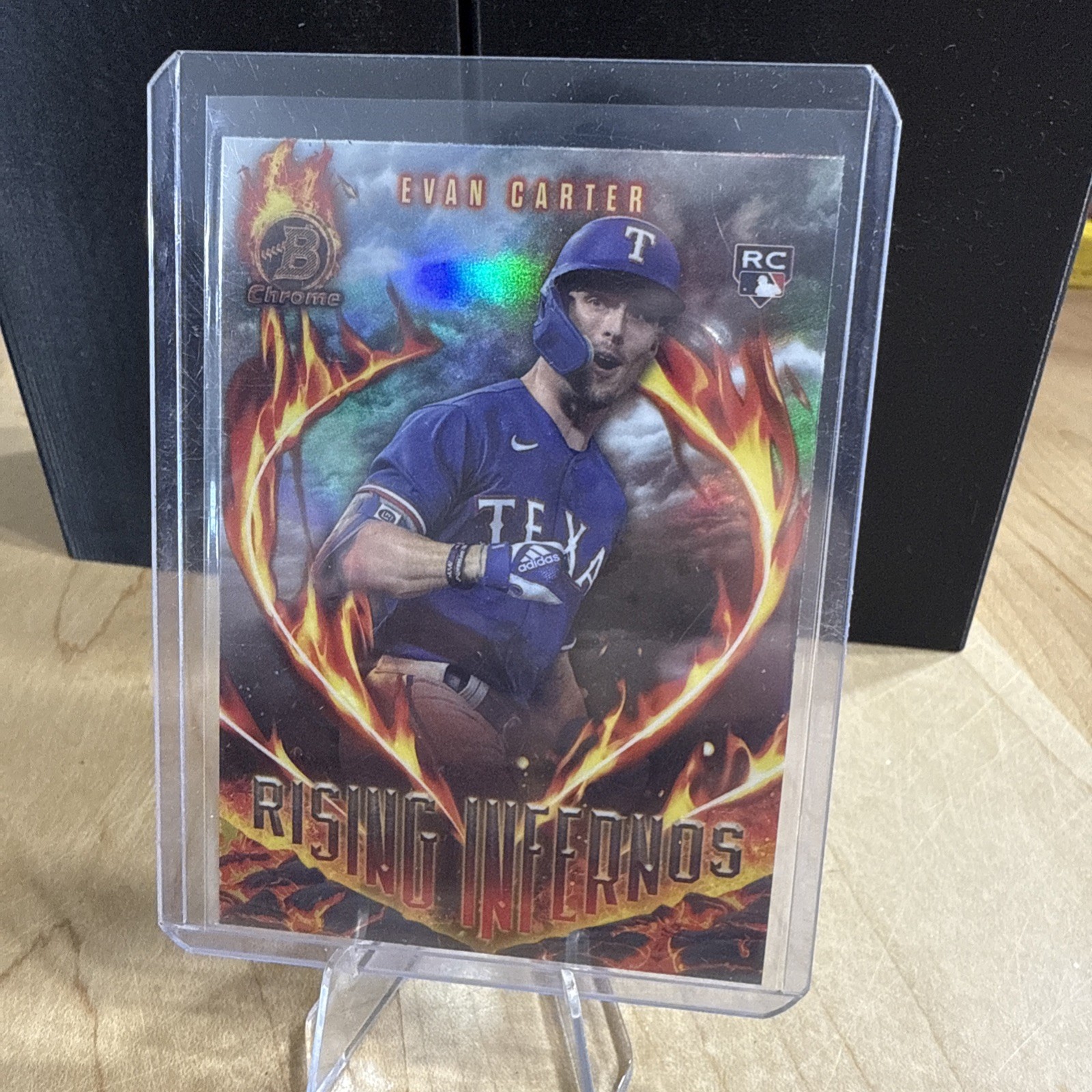 2024 Bowman - Rising Infernos Evan Carter #RI-5 (RC)