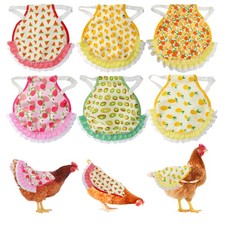 6Pcs Chicken Saddle for Hens, FANGCAO Varies by style, Multicolor