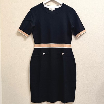 the gracie knit mini dress black Women's Maison Tara Lux Velvet Square Neck Satin Bubble Hem, Size: 6, Black main image 1