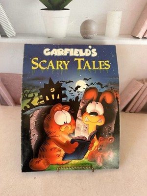GARFIELD'S SCARY TALES by Jim Davis (1990) Grosset & Dunlap PB Halloween VTG