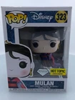 Funko POP! Disney Mulan Diamond Glitter #323 Hot Topic Exclusive DAMAGED BOX