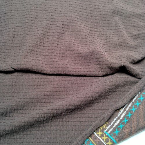 Vintage Y2K No Boundaries Halter Top Shirt XL Brown Smocked Baby Doll Beads READ - Picture 19 of 24