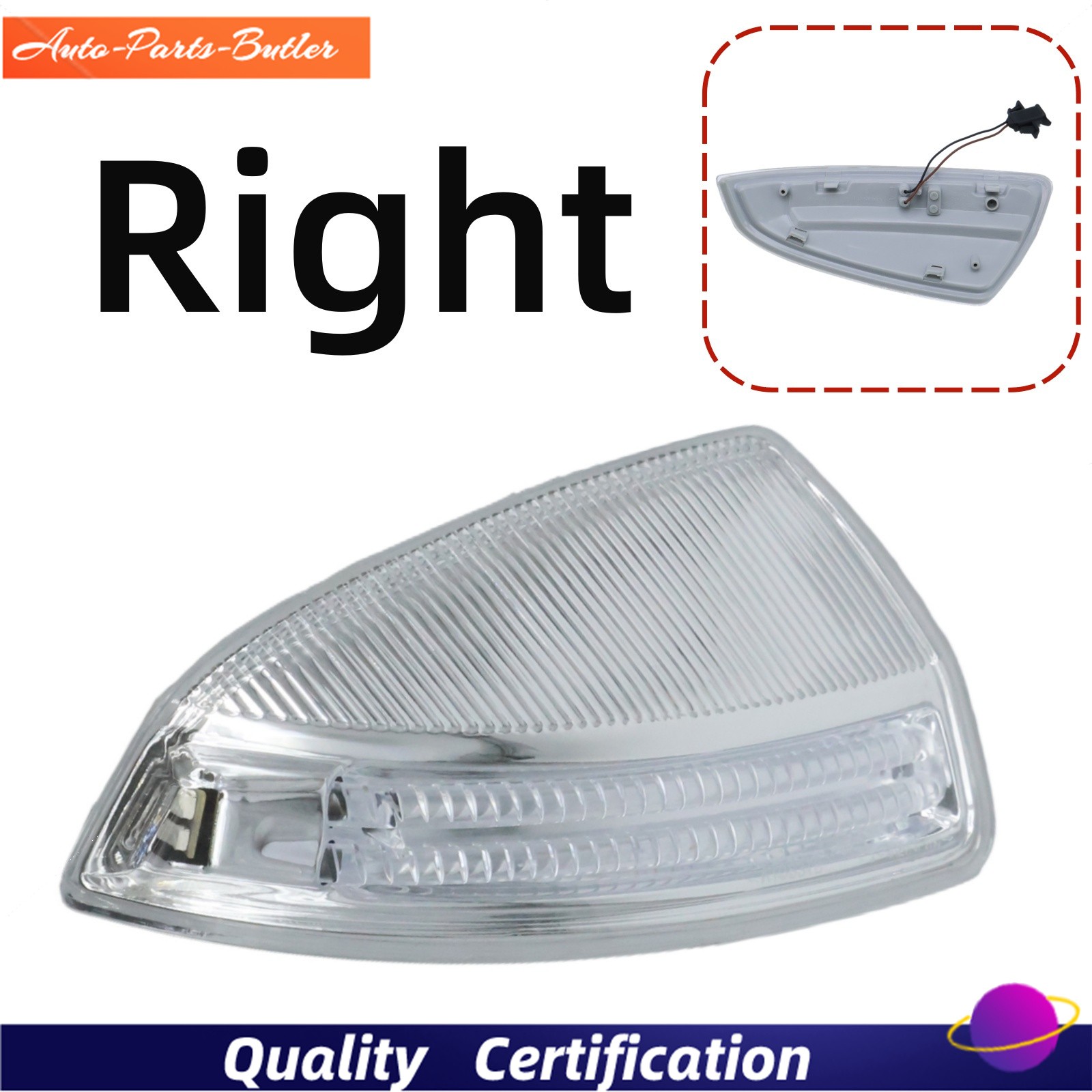 Right Passenger Side Turn Signal Lamp For Mercedes ML350 ML450 ML500 ML550 US
