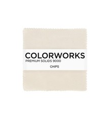 Colorworks 5" Square Pack in Eggshell by Northcott
