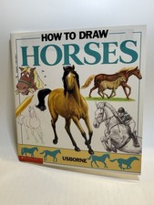 How to Draw Horses Kid Kit by Usborne Books Staff 2006, Trade Paperback 