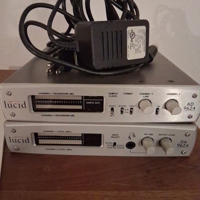 DA 9624 / AD 9624 変換器 lucid Lucid AD 9624 & DA 9624 24-Bit Converters With 1 Power Supply And