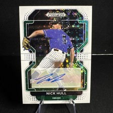 2022 Prizm Draft Picks NICK HULL White Donut Circles AUTO #'d /50 #PDP203 Rookie
