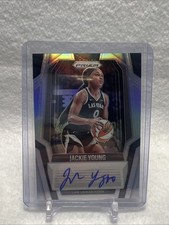 2025 Panini Prizm WNBA - Jackie Young Silver Prizm Auto Las Vegas Aces #SG-JY