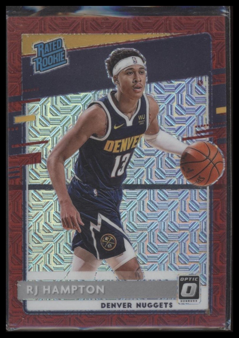 2020-21 Donruss Optic #174 RJ Hampton Choice Red #/88