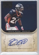 2011 Playoff National Treasures Rookie 2/25 Rahim Moore #274 Auto 1p5