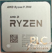 Used AMD Ryzen 9 3900 R9 3900 3.1GHz 12-Core 24-Thr 64MB 65W AM4 CPU Processor