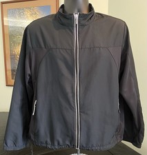 Tek Gear Womens XL Black Full Zip Performance...