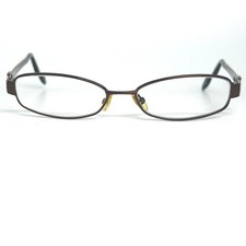 Christian Dior CD3684 Eyeglasses Frame Women Brown Rhinestone D Logo 21441