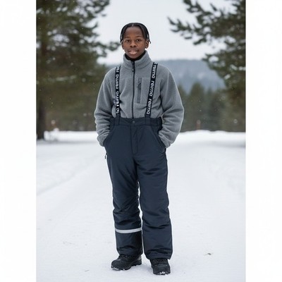 Unisex Adjustable Reima Reimatec  Navy Blue Waterproof Snow Pants Bibs 10Y 140
