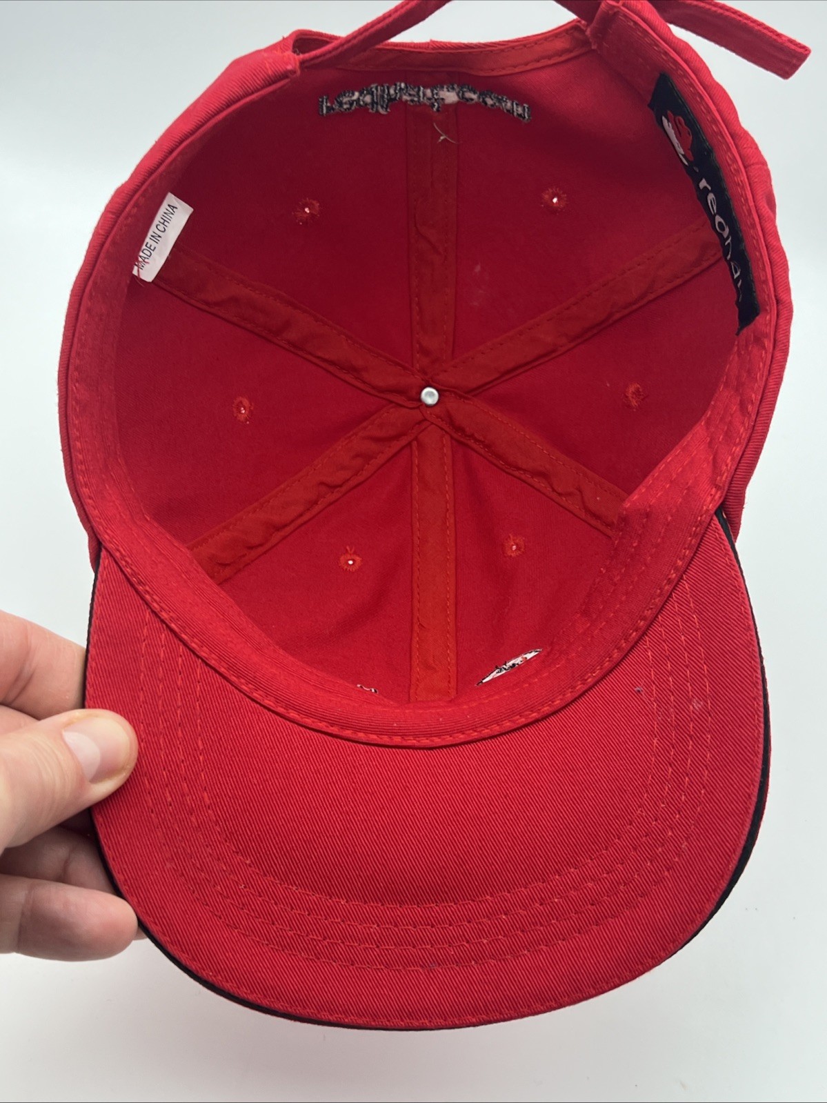 Red Hat Linux Strapback Adjustable Embroidered Ha… - image 5