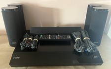 Sony Blu Ray DVD Receiver W/ 5 Speakers, Remote,  Transceiver WORKS