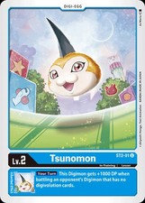 Tsunomon - ST2-01 - U NM Digimon Starter Deck 02: Cocytus Blue