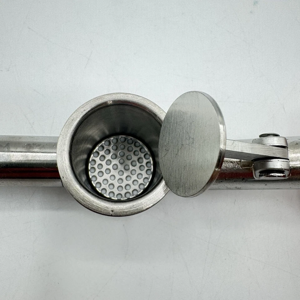 IKEA KONCIS Garlic Press, Stainless Steel Nickel Plated, 000.891.63 Used - Image 3 of 4