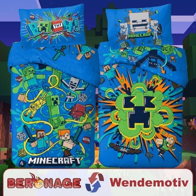 Minecraft Bettwäsche Slurp Blast Linon / Renforcé