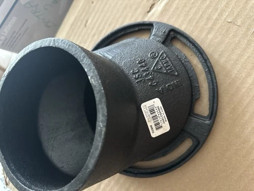 Jones Stephens C43440 4 X 4 X 2 CI Overall Size Closet Flange - Picture 2 of 2