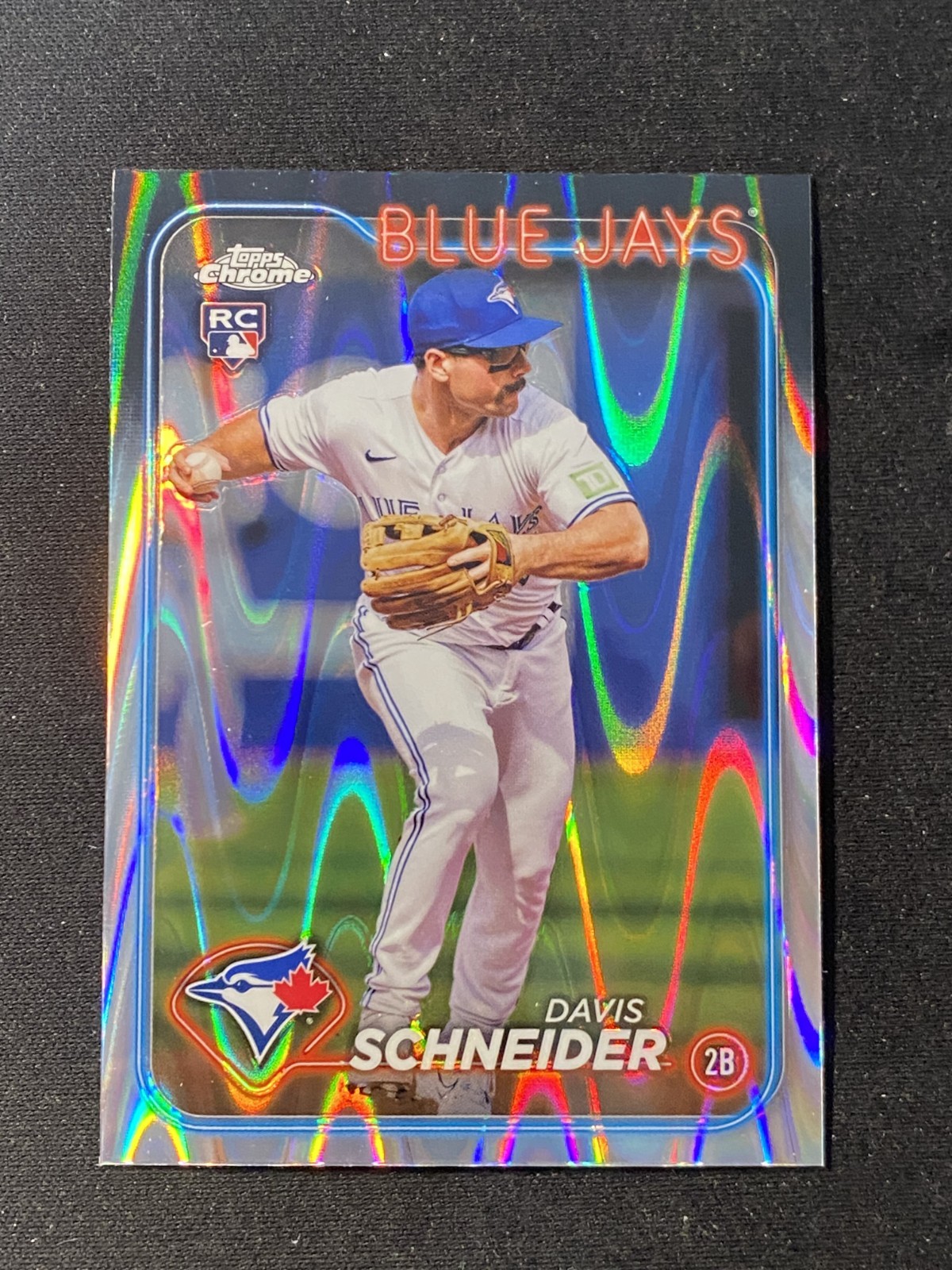 2024 Topps Chrome - Davis Schneider #290 RayWave Refractor (RC)