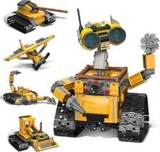 Robot Building Sets for Kids - 5 in 1 Wall Robotic Kit, 748 PCS Robot with Inter