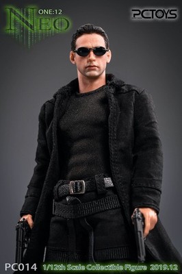 PCTOYS 1/12 The Matrix Neo The hacker killer Keanu Reeves 6'' Action Figure