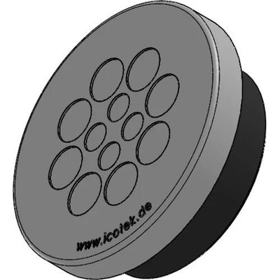1PC ICOTEK CORP 43752 Multi-Membrane Cable Entry Plates, Round, KEL-DPZ 50/