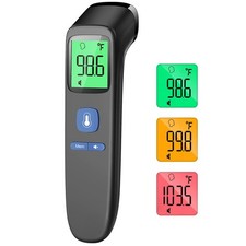 No-Touch Forehead Thermometer , Infrared Digital Baby Thermometer for Kids