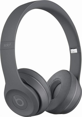 Beats by Dr. Dre Solo3 Wireless On-Ear - Headphones Only Asphalt Gray MPXH2ZM/A