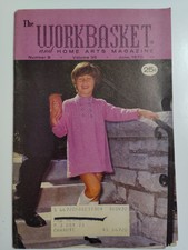 Dress Lace Edge Workbasket Magazine June 1970 9 35 Knit Crochet Home Crafts VTG