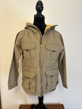 Gap Kids Winter Coat Boys Hooded Beige Sz 10 54023