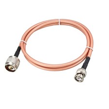 Low Loss RF Coaxial Cable Connection Coax Wire RG-142 N Male to BNC Male 90cm
