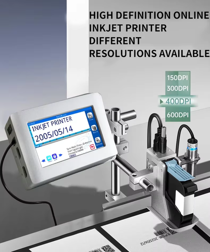 Impresora de inyección de tinta en línea multilingüe etiqueta digital logotipo fecha número de lote tij Codi - Imagen 3 de 12