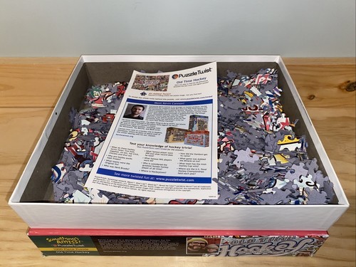 Puzzle Twist Somethings Amiss 1000 Piezas Puzzle Antiguo Hockey Completo - Imagen 3 de 3