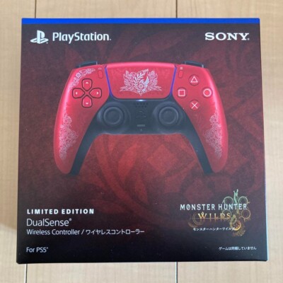 Sony PS5 DualSense Wireless Controller Monster Hunter Wilds Limited Edition New