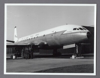 RAF ROYAL AIR FORCE TRANSPORT COMMAND COMET C2 PEGASUS VINTAGE ORIGINAL FOTO