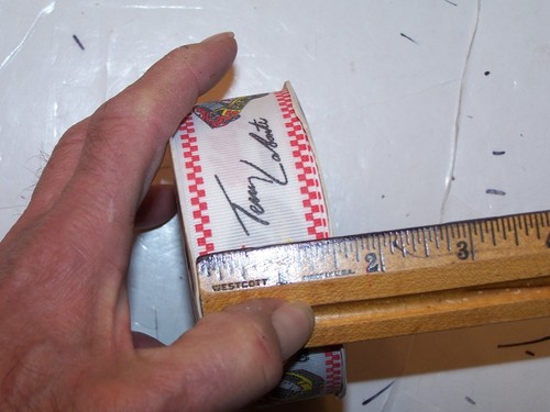 Vintage 1995 3 yard spool Springs Racing Stripes Terry Labonte 1 1/2" Ribbon new - Picture 5 of 5