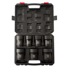 Sunex Tool  4667 7 Piece 3/4 Drive Truck Pinon Locknut Impact Socket Set