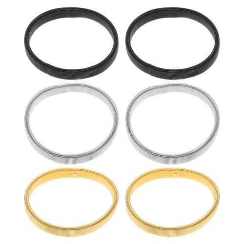 6pcs Sleeve Garters Metal Armbands Mens Shirt Sleeve Holders Shirt Armbands - Picture 9 of 12