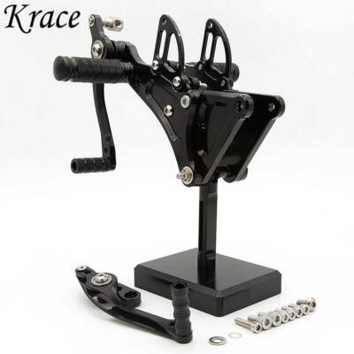 For Buell XB9S XB12S XB9R XB12R Front CNC Rearset Footrest Footpegs Foot Pegs