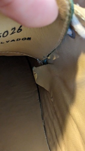 Brooks Brothers grüner Wildleder-Buck - NuBuck Goodyear genähte Herren Oxford Größe 9D - Bild 15 von 18