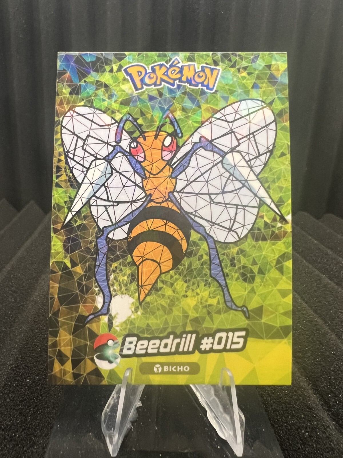 Beedrill #15 - Cracked Ice Holo - Crystal Collection 2024 - Pokemon Card