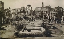 RPPC Rome Italy Postcard Early 1900s Rare The Roman Forum 