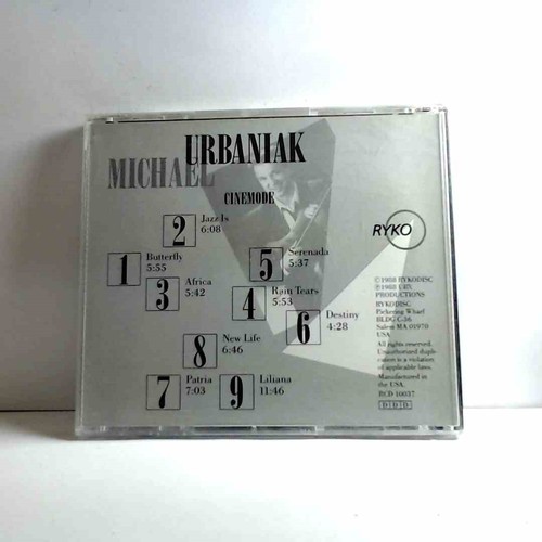 Michal Urbaniak – Cinemode (CD, US, 1988, Rykodisc) AV805 - Foto 2 di 3