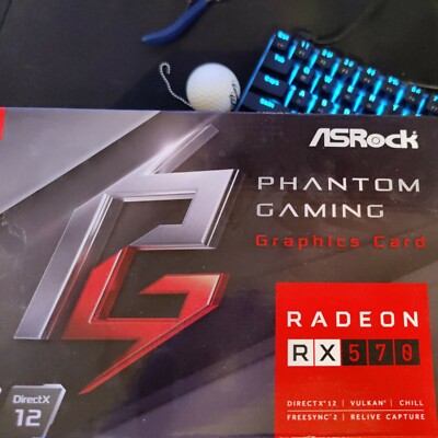 ASRock Phantom Gaming Radeon RX570 4G Graphic Card