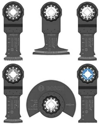 Bosch Starlock  (OSL006) Oscillating Multi-Tool Accessory Blade, 6 pc. set